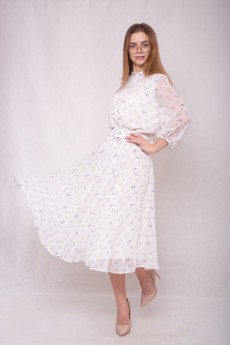 Платье 1078-1 белый АСВ