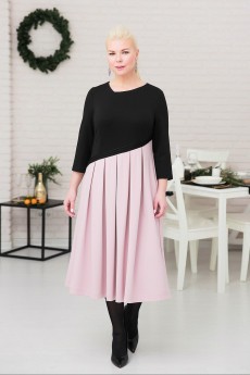 Платье 2467 черно-розовый ASV