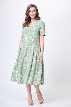 Платье 1214-2 зеленый БелЭкспози