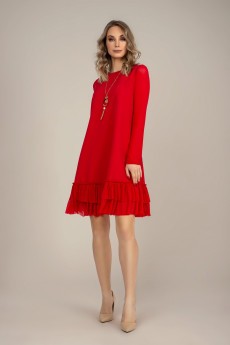 Платье 360 красный Marika