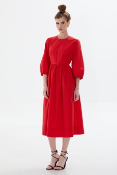 Платье 1059 красный Mil Mil