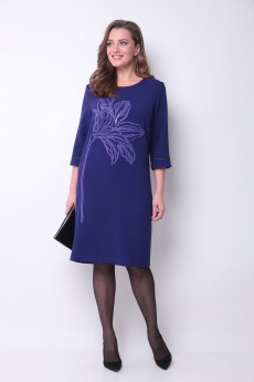 *Платье 2081 фиолетовый Michel Chic