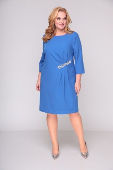 Платье 2356 голубой Moda-Versal