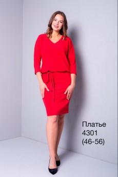 Платье 4301 красный NALINA