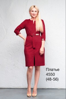 Платье 4550 красный NALINA