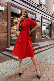 Платье 118 красный Pavlova