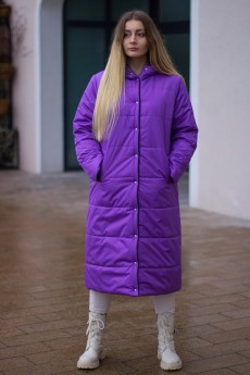 Пальто 044 черно-фиолетовый SISTEROOM