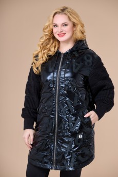 Куртка 1448 черный + буквы Svetlana Style
