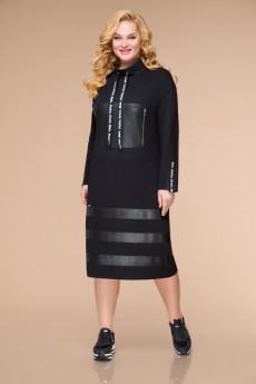 Платье 1846 черный Svetlana Style