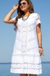Платье 15313-1 белый Vittoria Queen